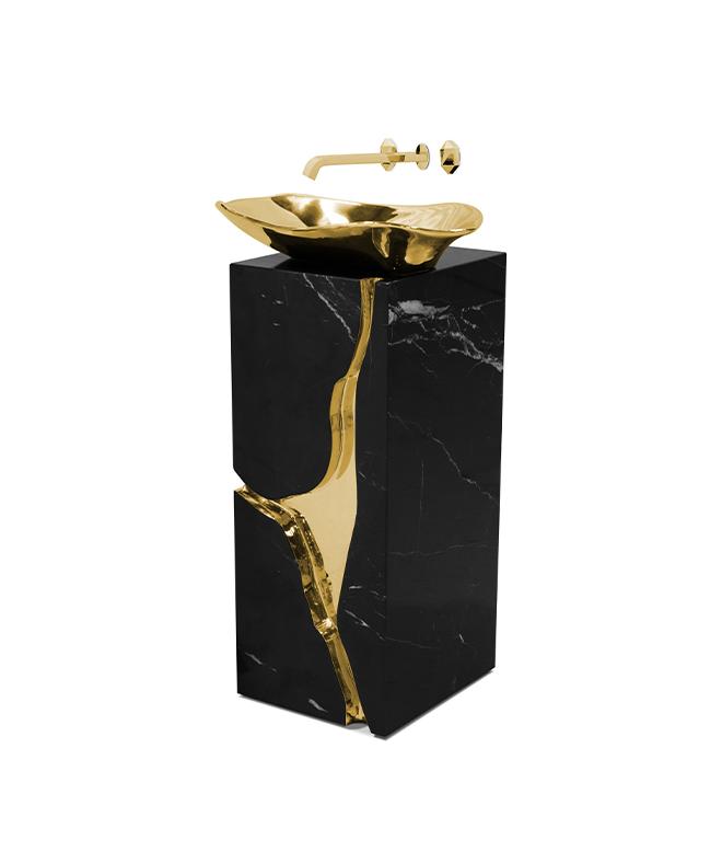 Shattered Design Pedestal Basin