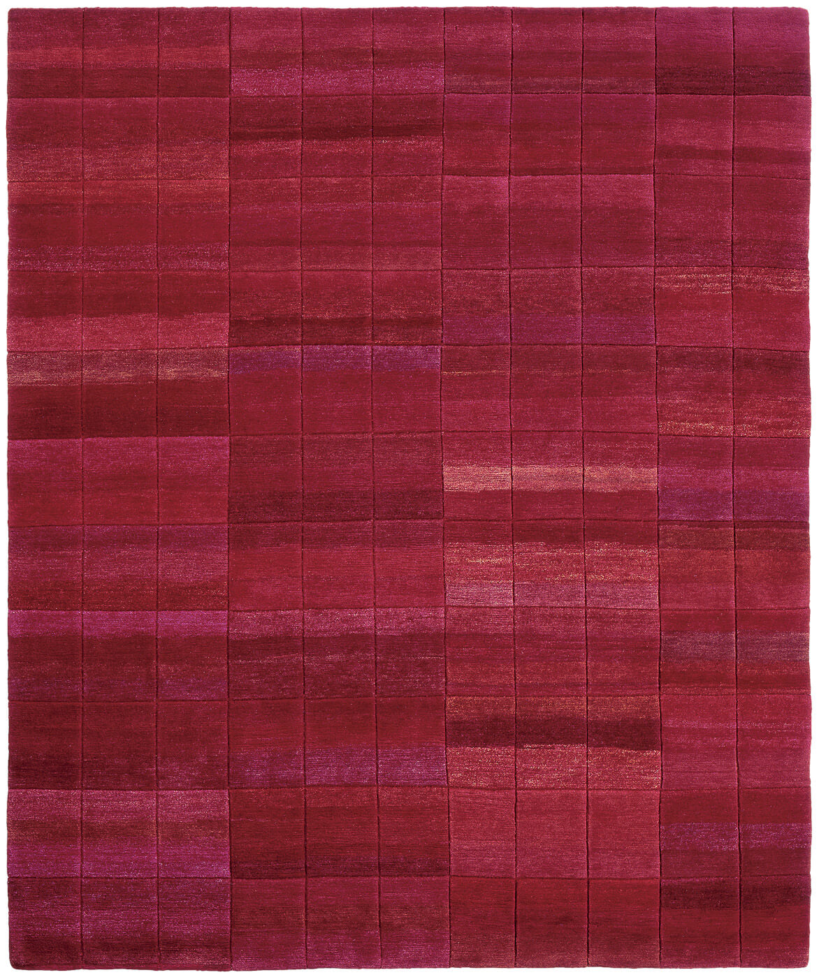 Deep Line Red Rug