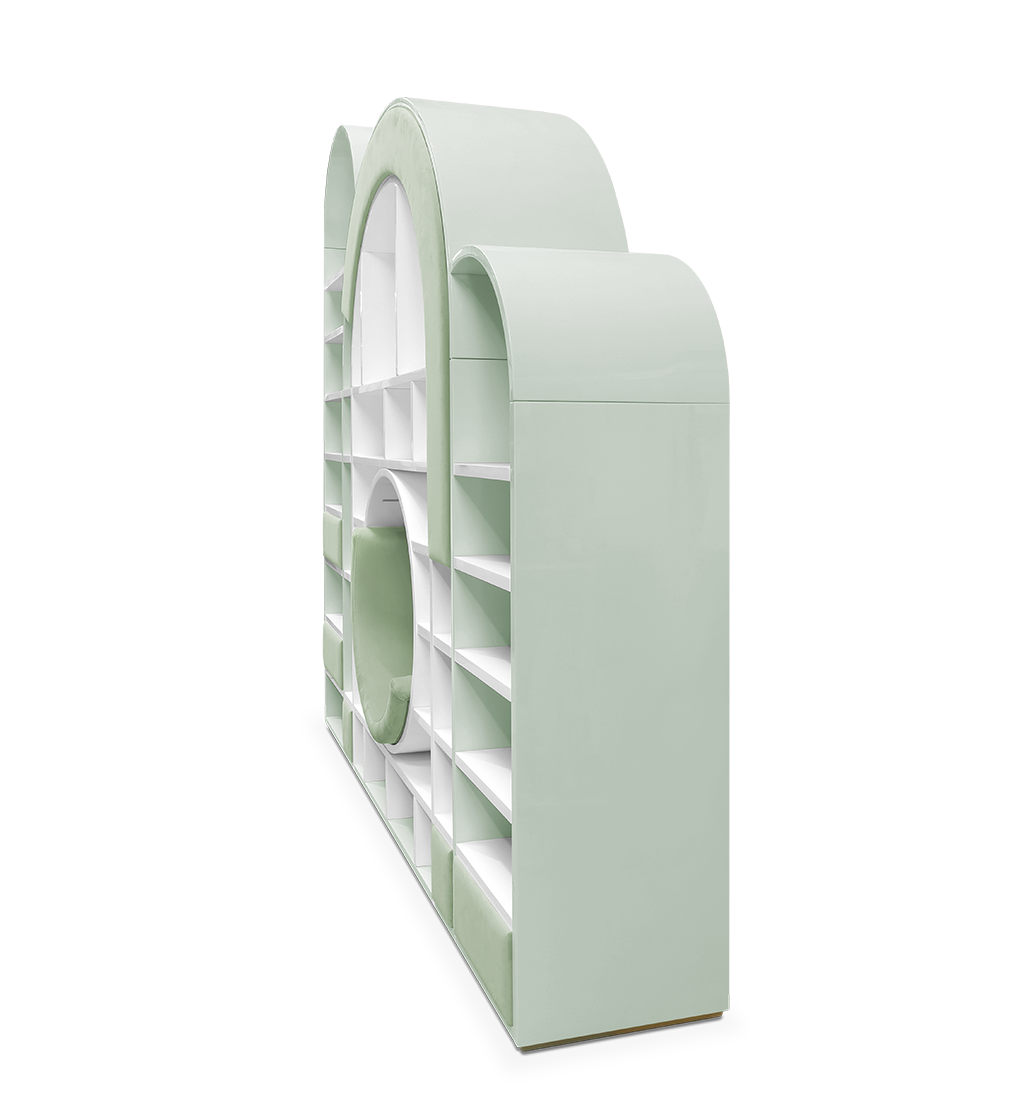 Sugar Rush Green Children's Bookcase
