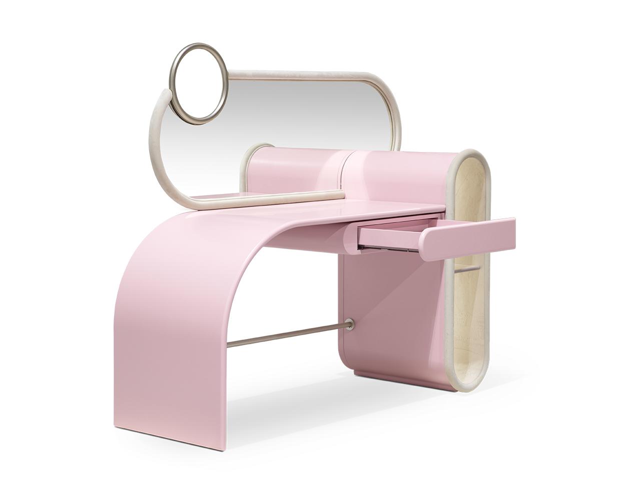 Candy Pop Pink Vanity Table
