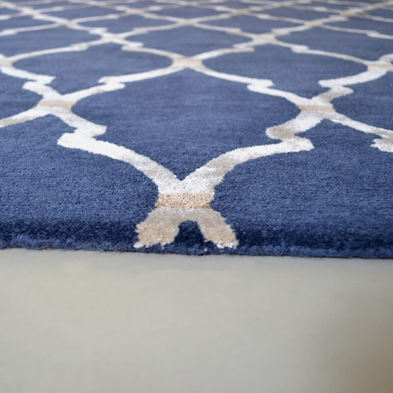 Empire Trellis Indigo 45508 Rug | Size: 170 x 240 cm