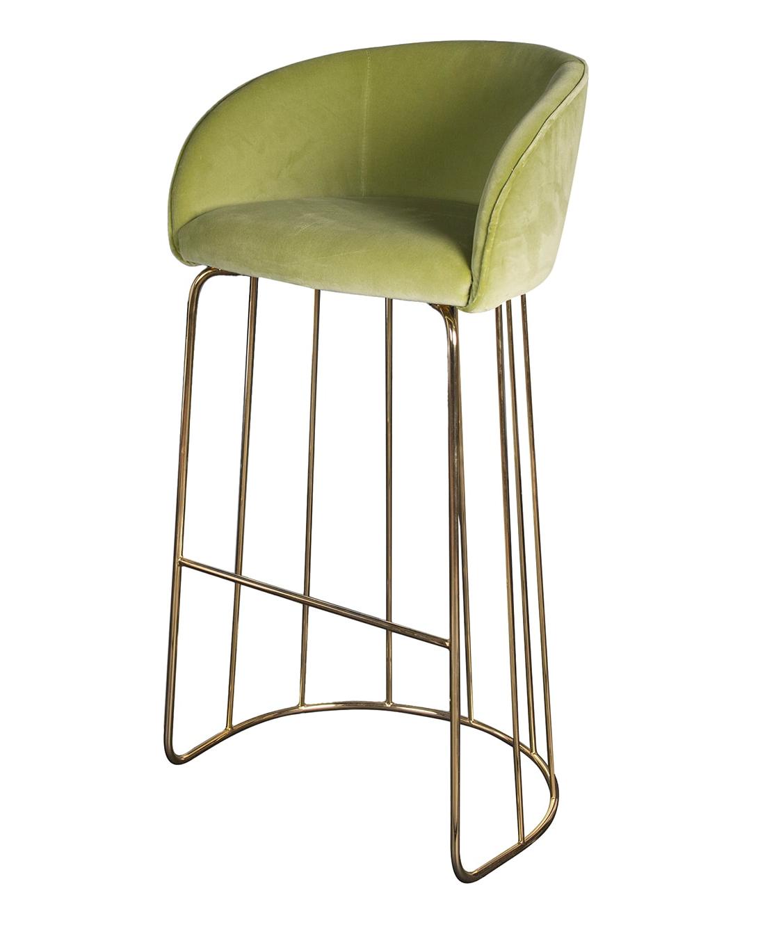 Louise Green Bar Stool