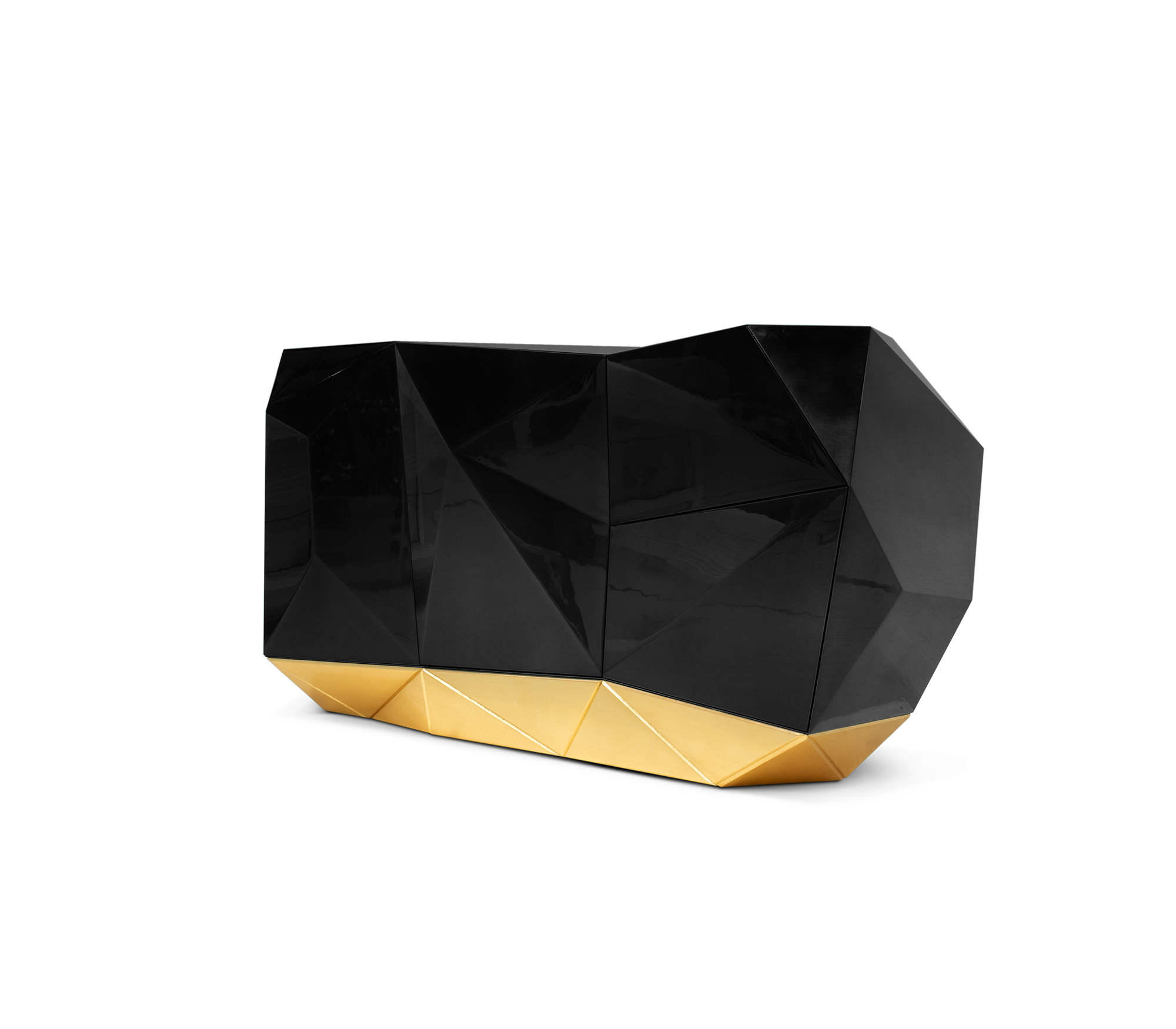 Prism 3 Black Designer Sideboard