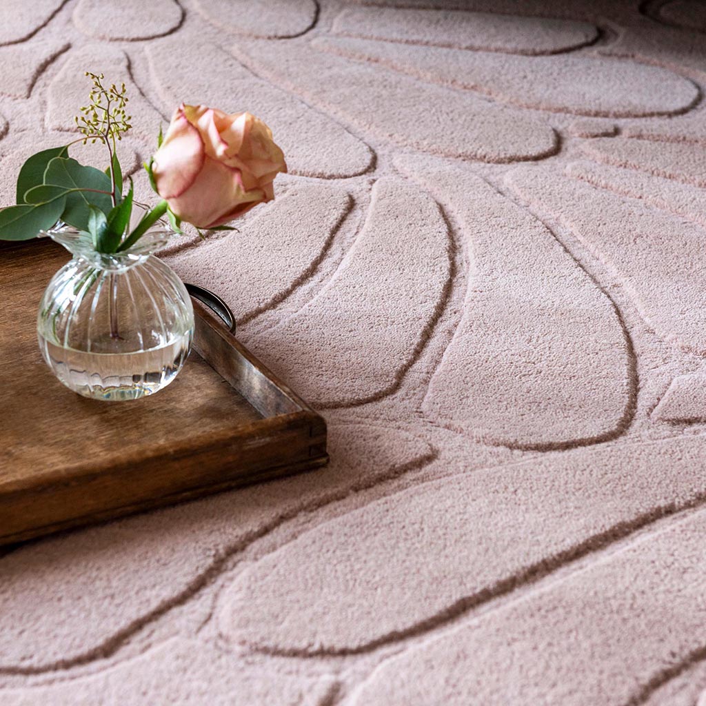 Coleby Petals Chalk Pink Rug