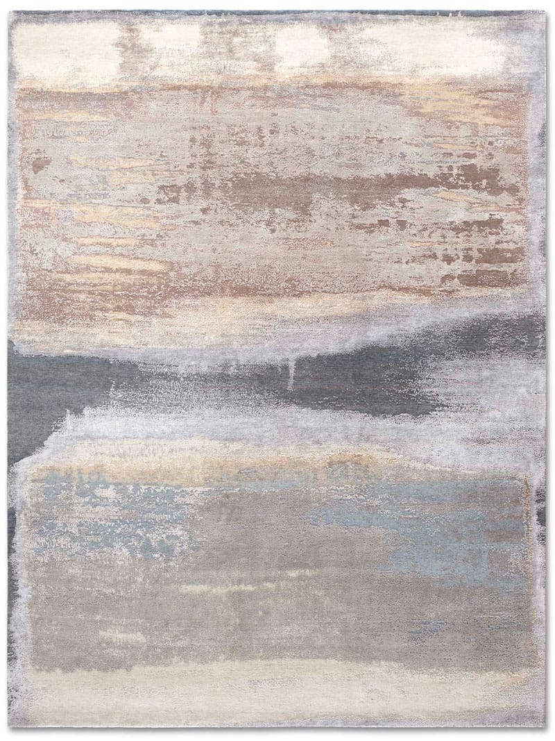 Beige Mix Handmade Luxury Rug