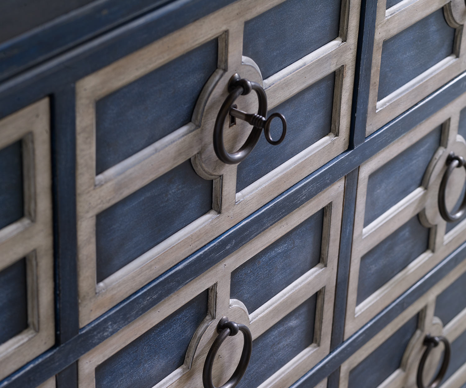 Midmoor Chest of Drawers Blue Painted