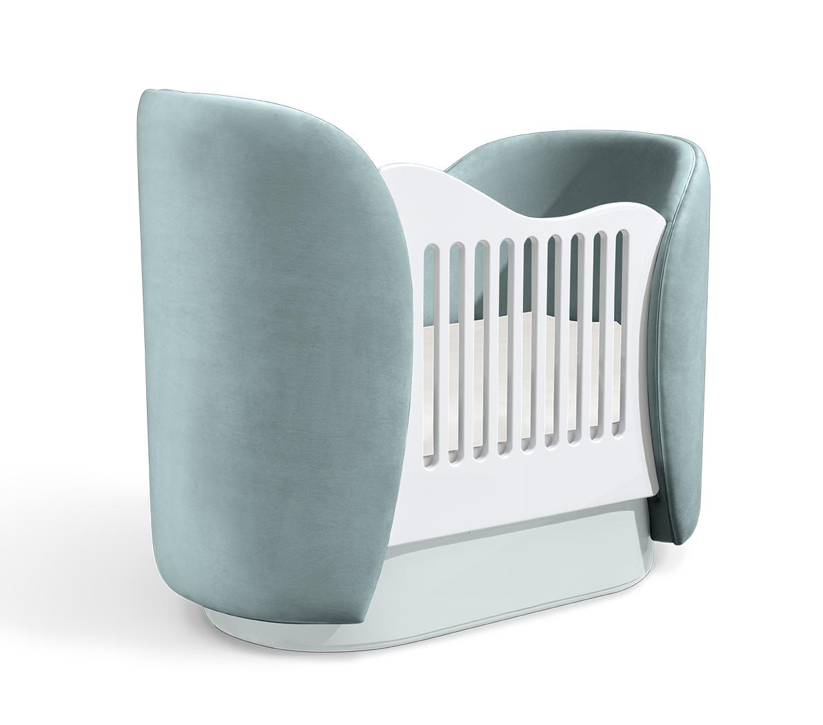 Lullaby Dream Blue Crib