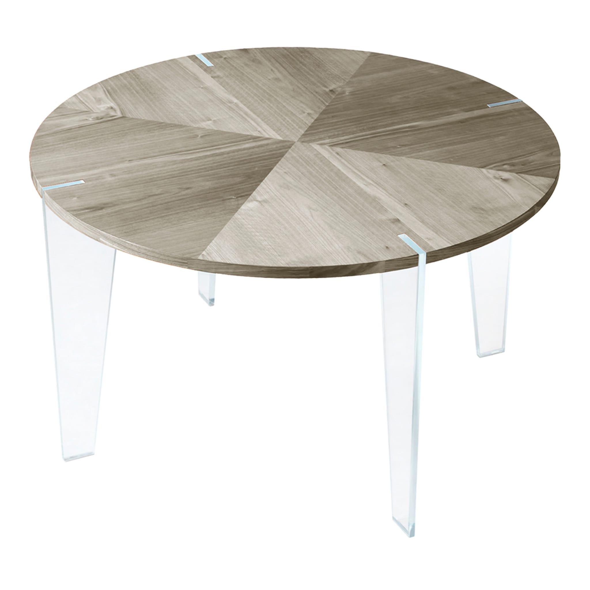 Sospeso Elegant Round Grey Table