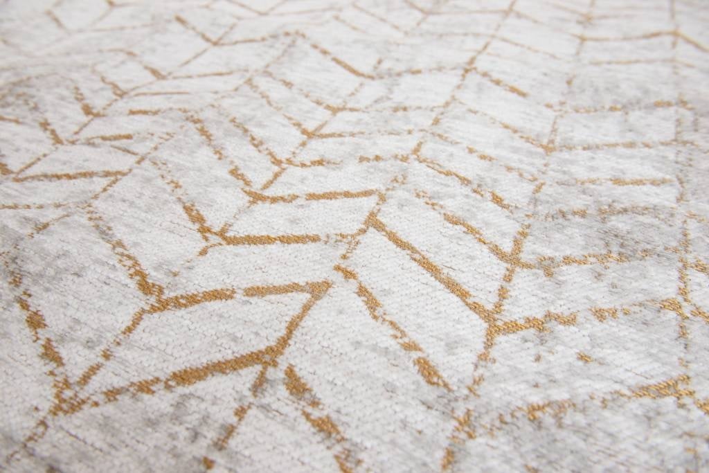 Central Yellow Round Rug