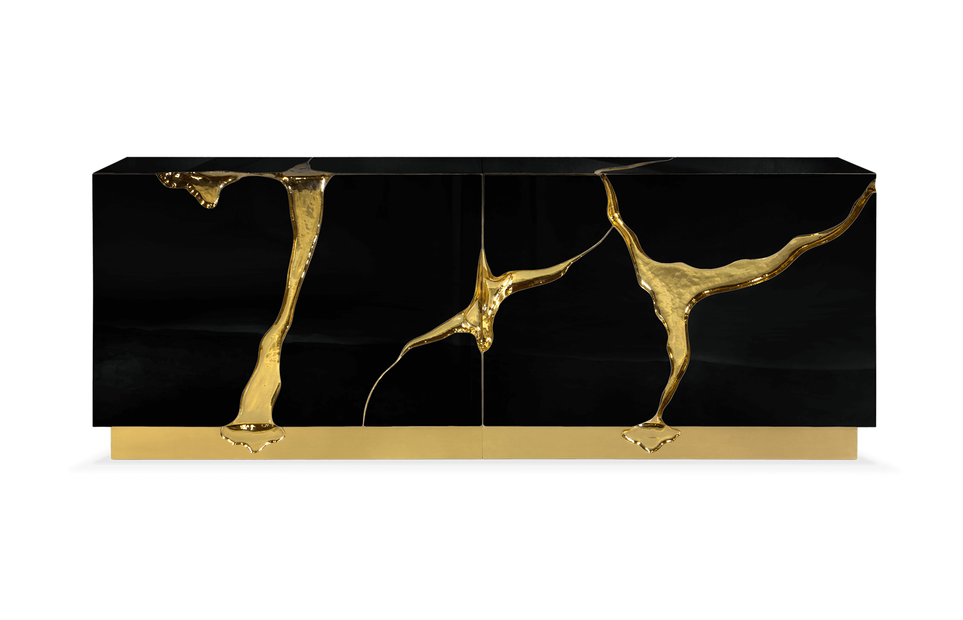 Elite Black & Gold Sideboard