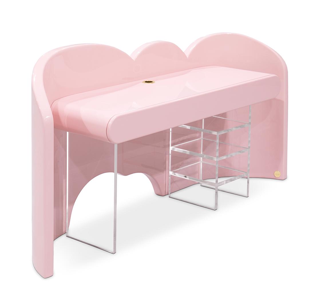 Nimbus Pink Children's Desk