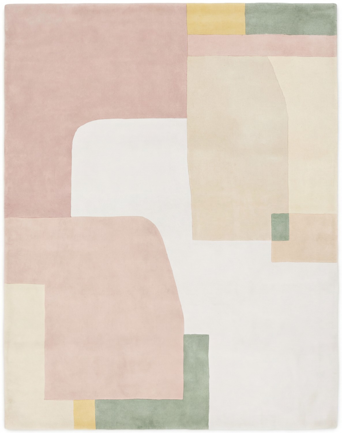 Pale Composition Rug