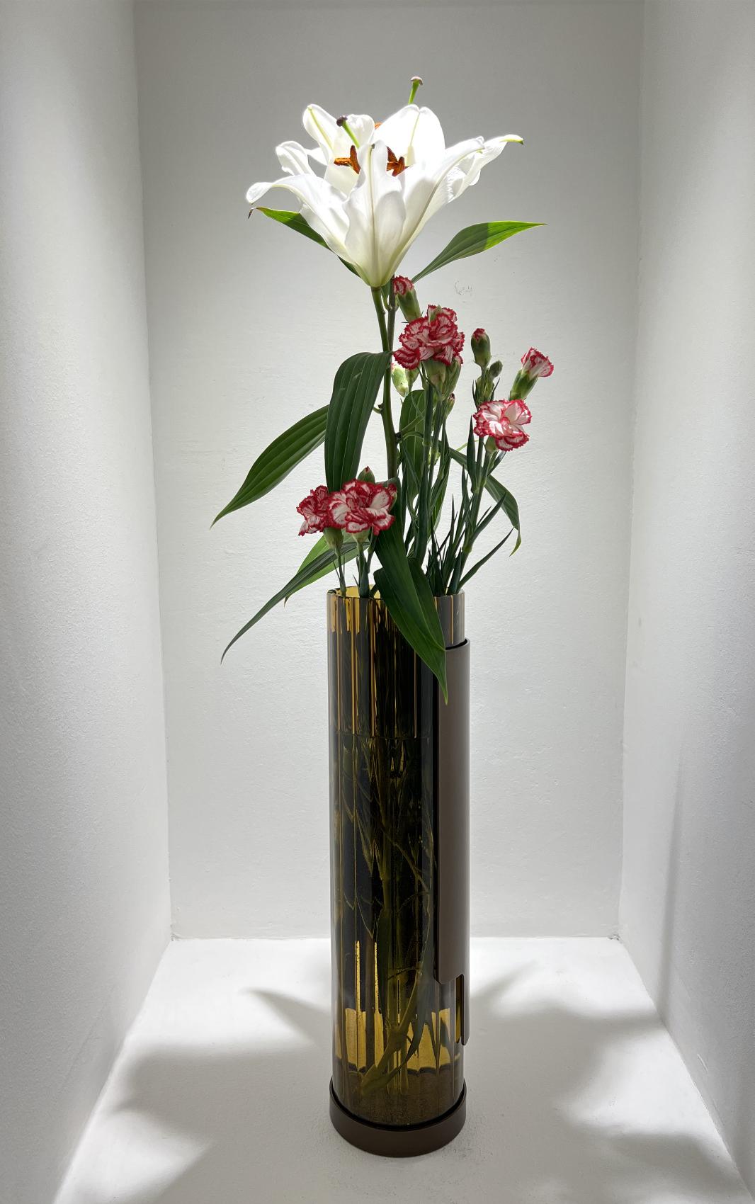Bon Ton Tall Dark-Tone Vase