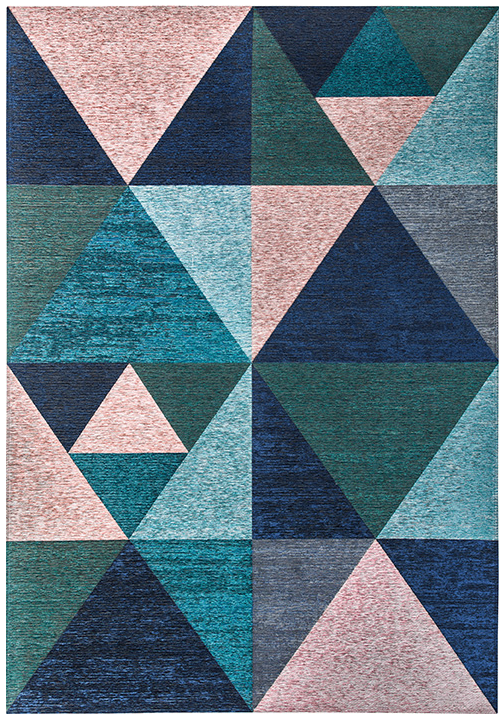 Deco Geometric Multi Rug