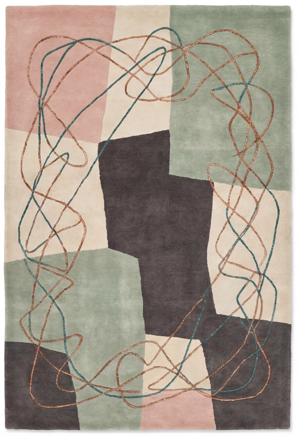 Muted Patchwork Rug