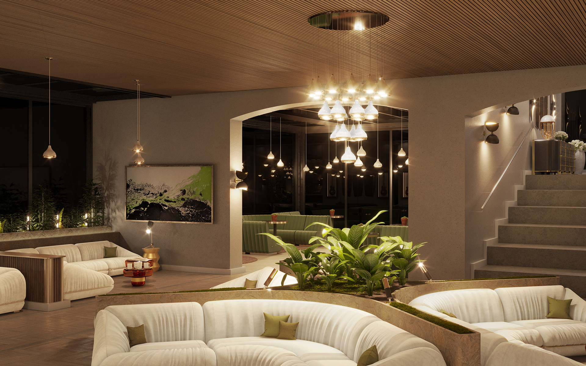 Elegance 41 Chandelier Suspension Lamp - 5