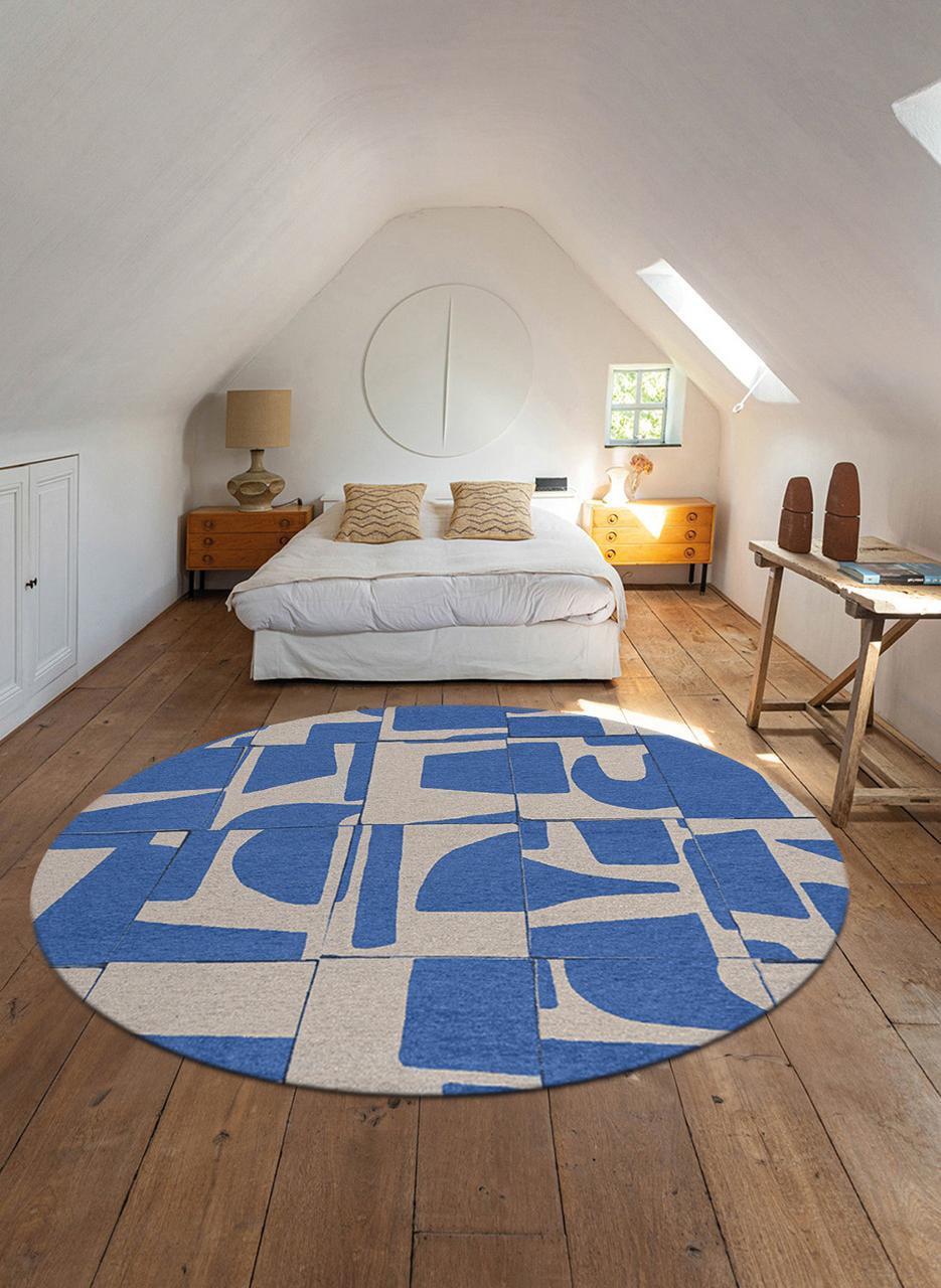 Campanula 9358 Round Rug