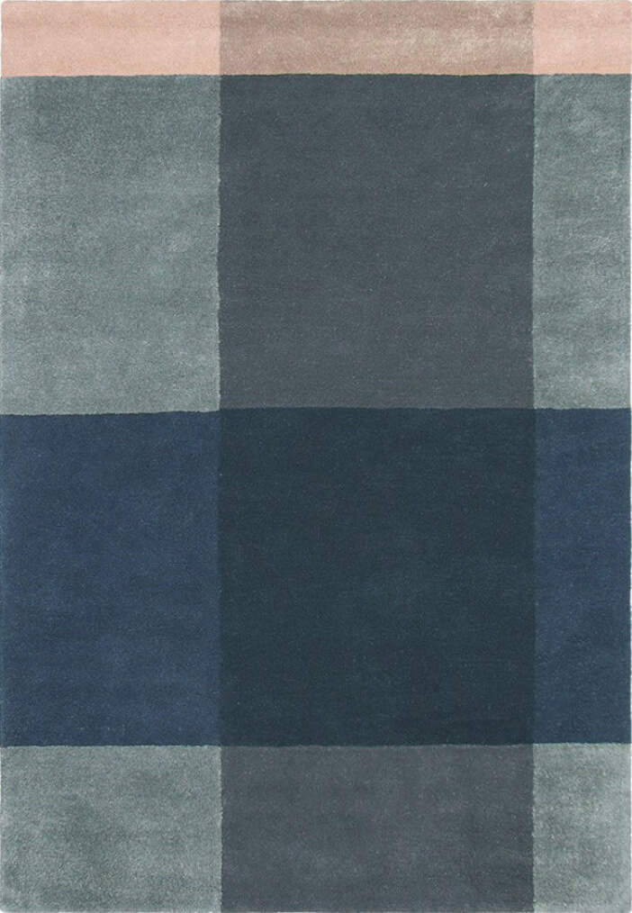 Plaid Grey 57804 Rug ☞ Size: 170 x 240 cm