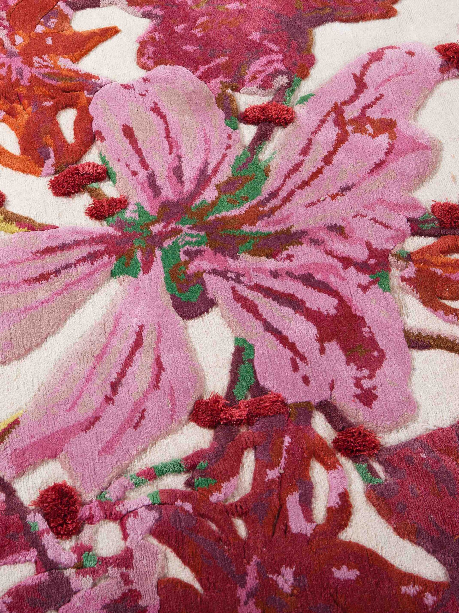 Savage Flowers Luxury Designer Rug