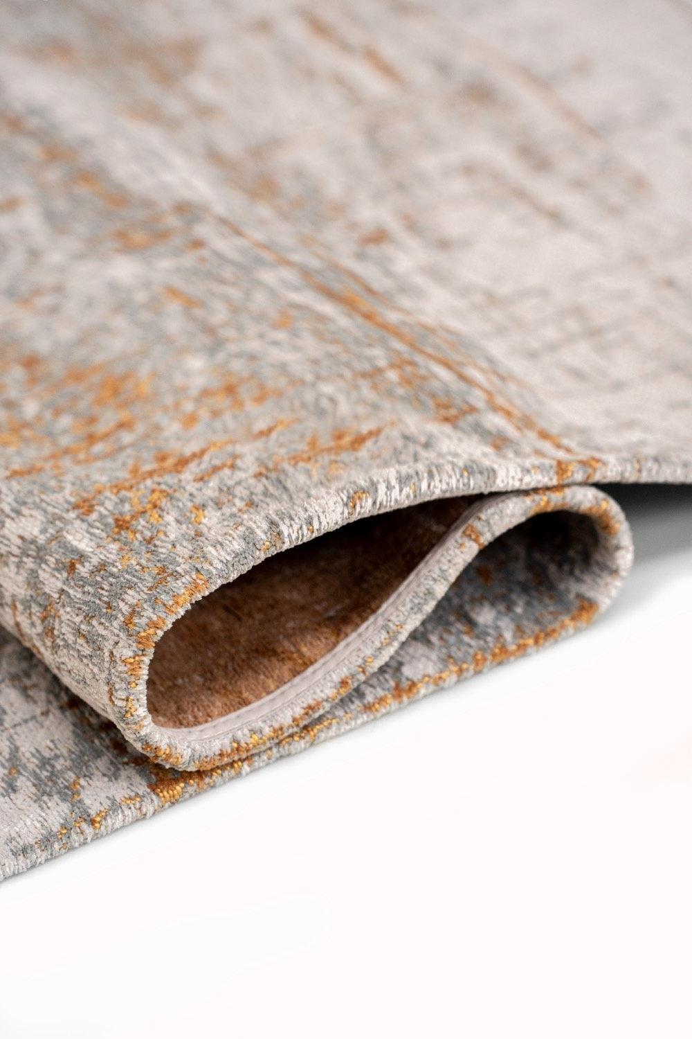 Columbus Gold Rug 8419 Round Rug