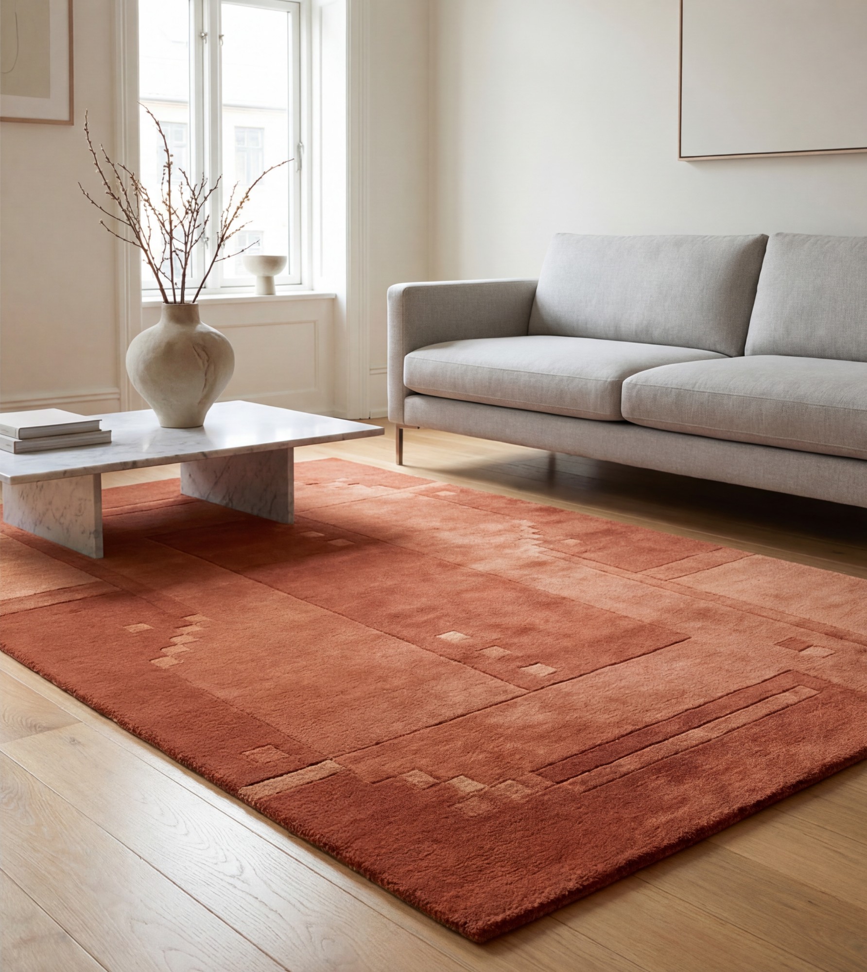 Rust Archive Rug