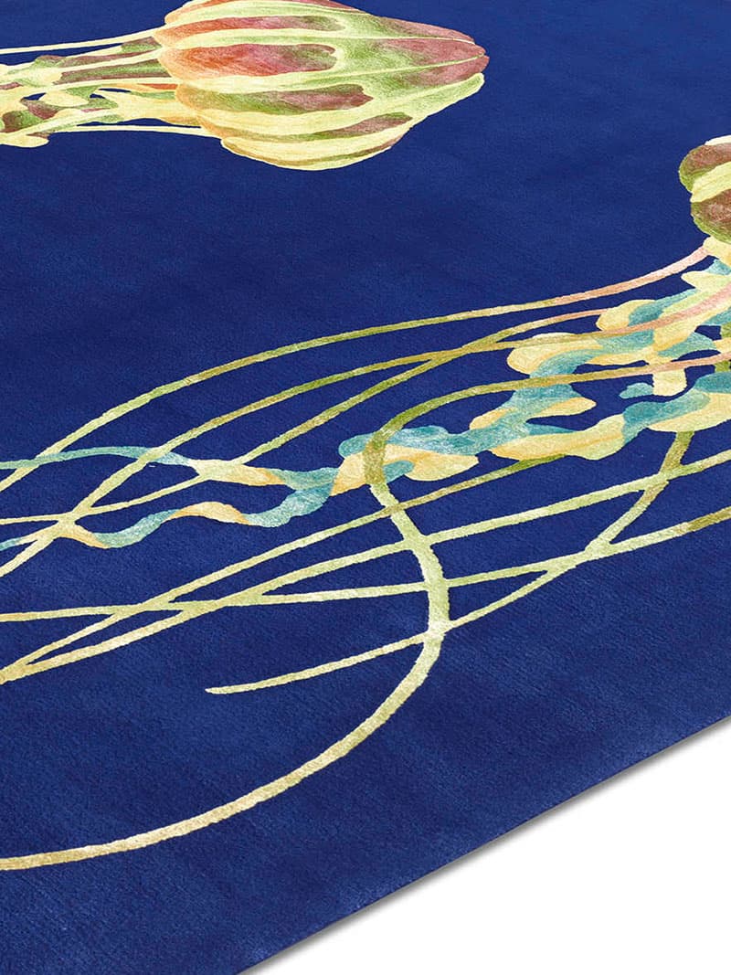 Jellyfish Hand-Knotted Rug ☞ Size: 274 x 365 cm