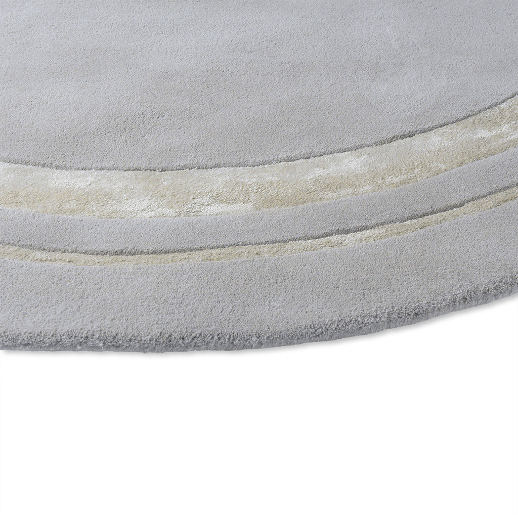 Redbrook-Silver Round Rug