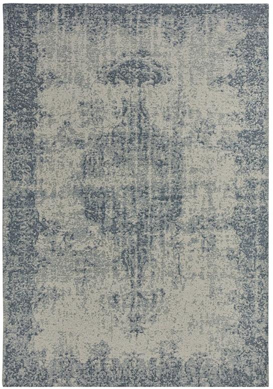 Deco Medallion Light Blue Rug