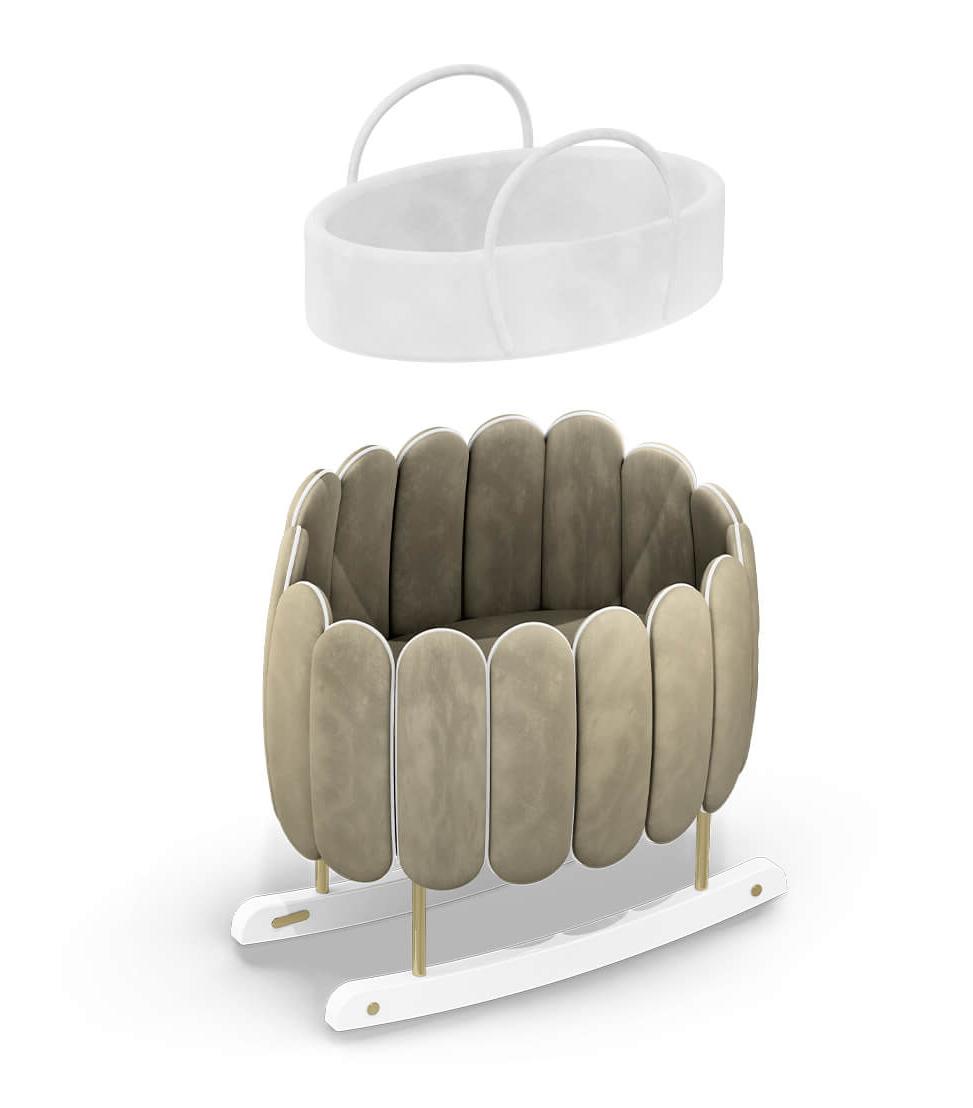 Lotus Rocking Crib