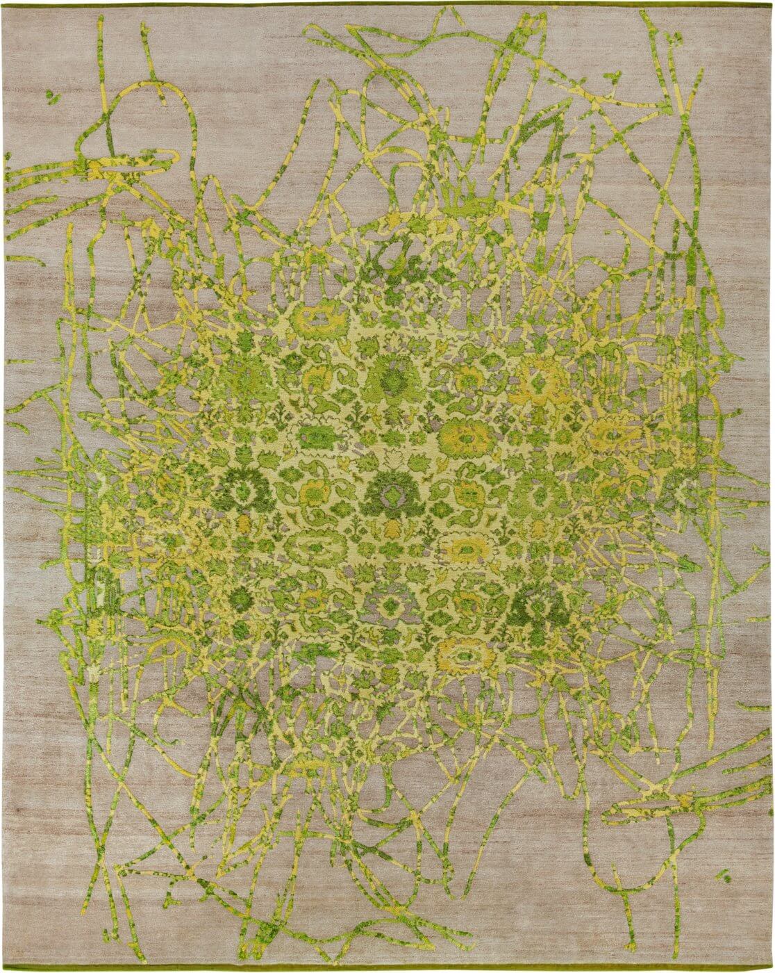 Bidjar Muted 2 Green Rug