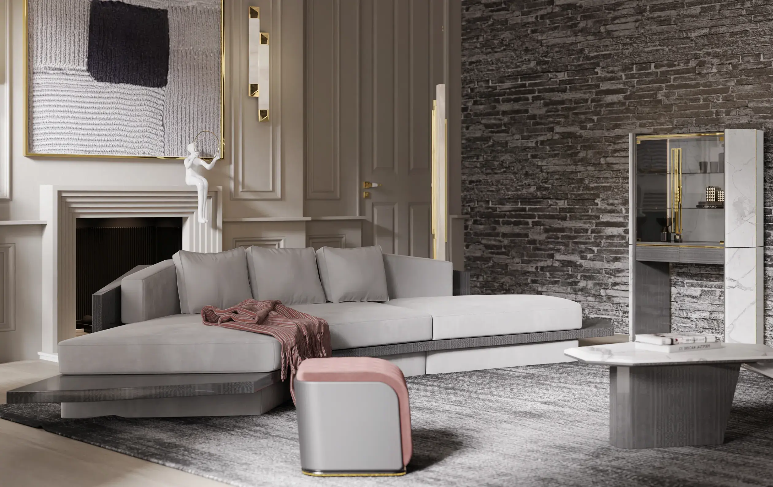 Summit Angular Sofa - 1