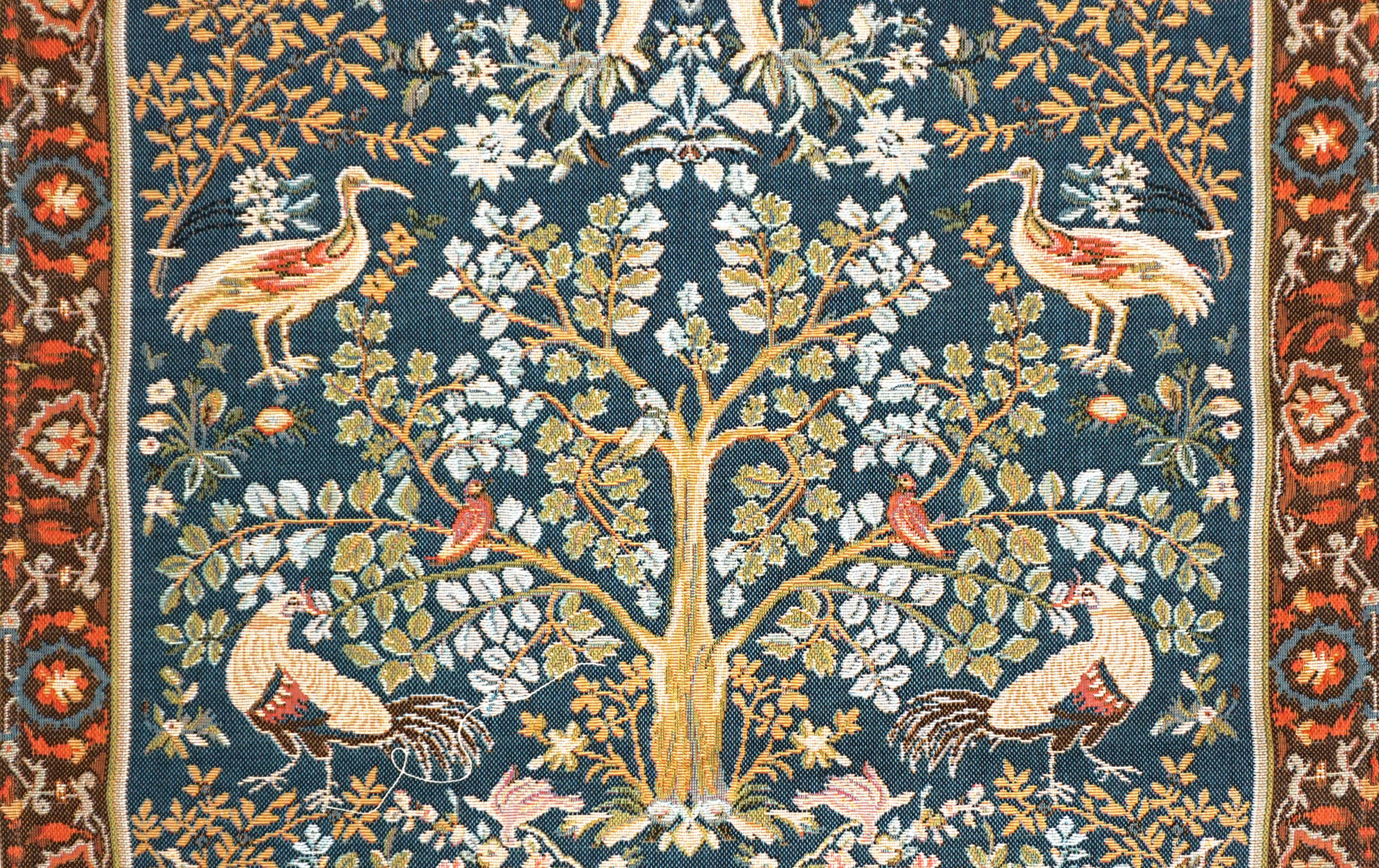 The Tree, in W. Morris Style Tapestry