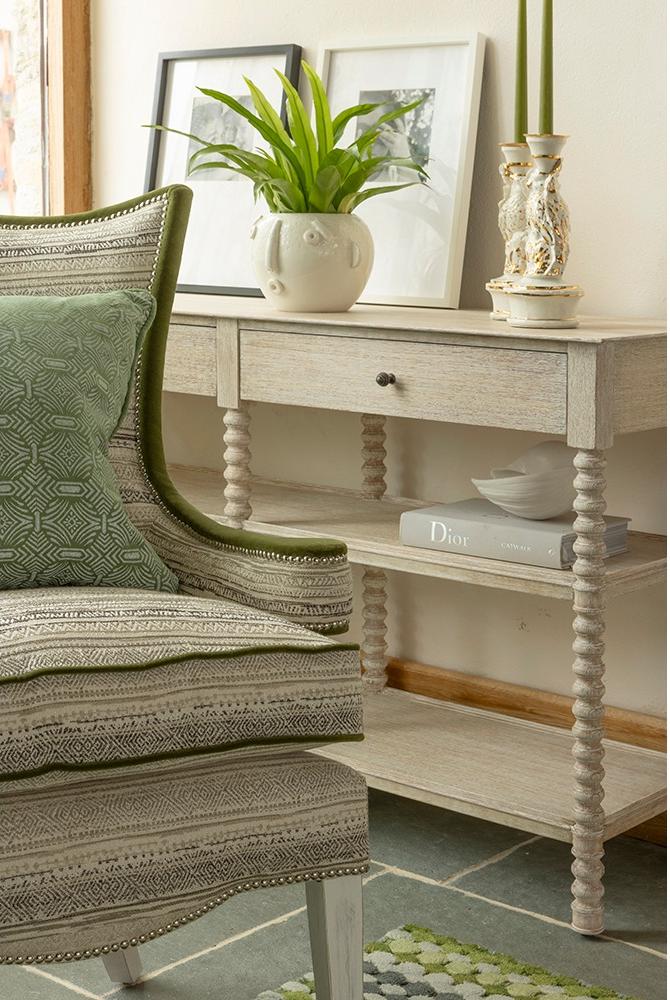 Tormarton Console Washed Acacia