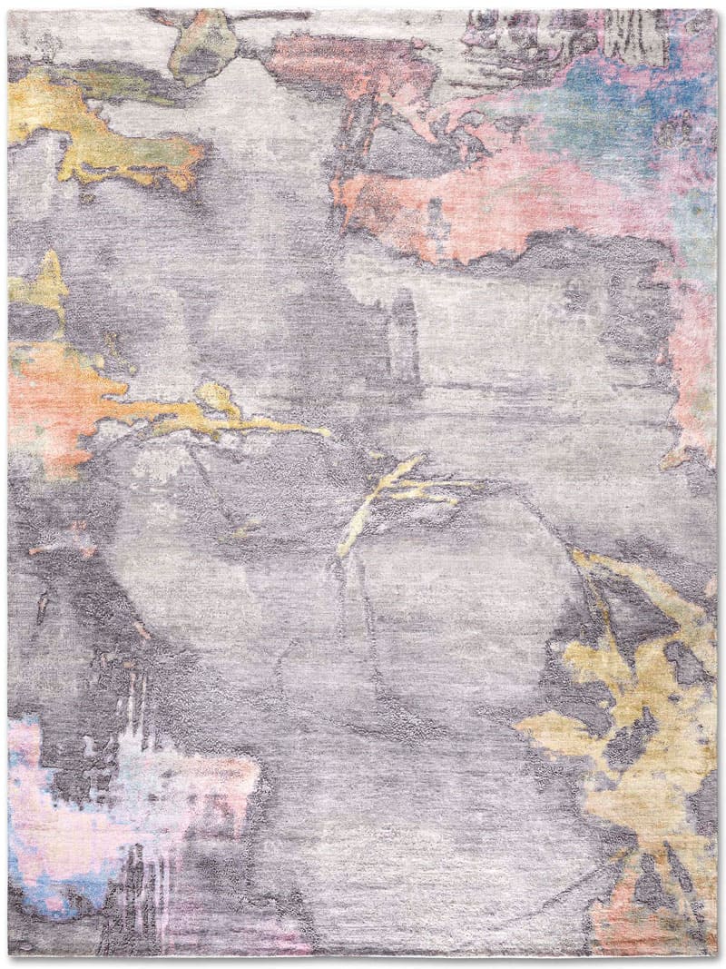 Pastel Sun Hand-Knotted Rug