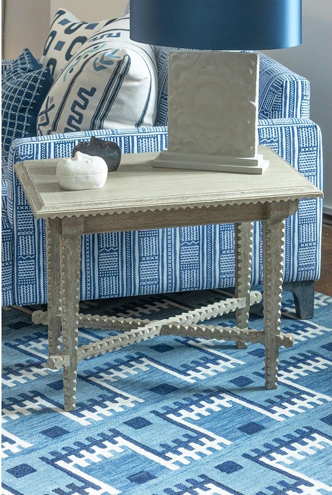 Piastrella Table Lamp in Chalk