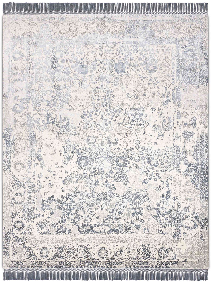 Silver Grey Luxury Rug