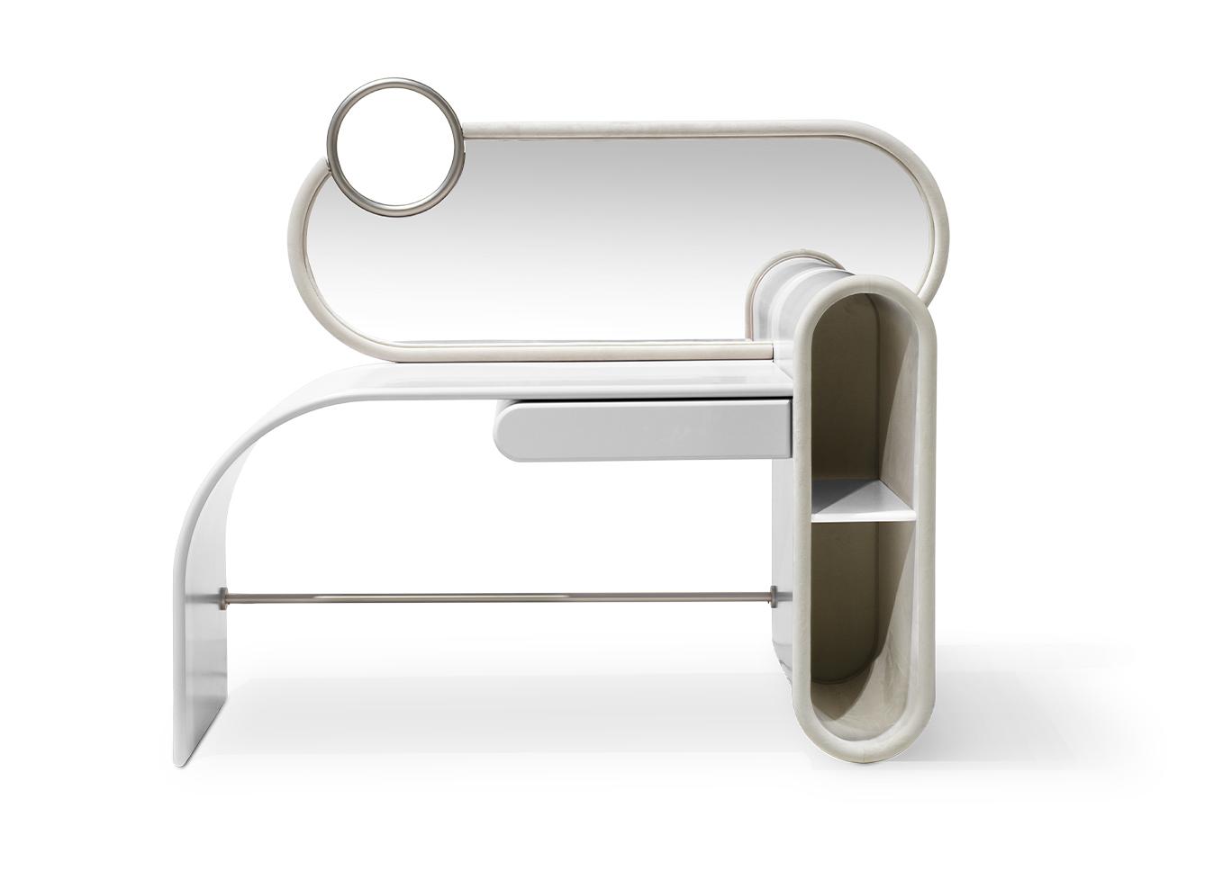 Candy Pop White Vanity Table