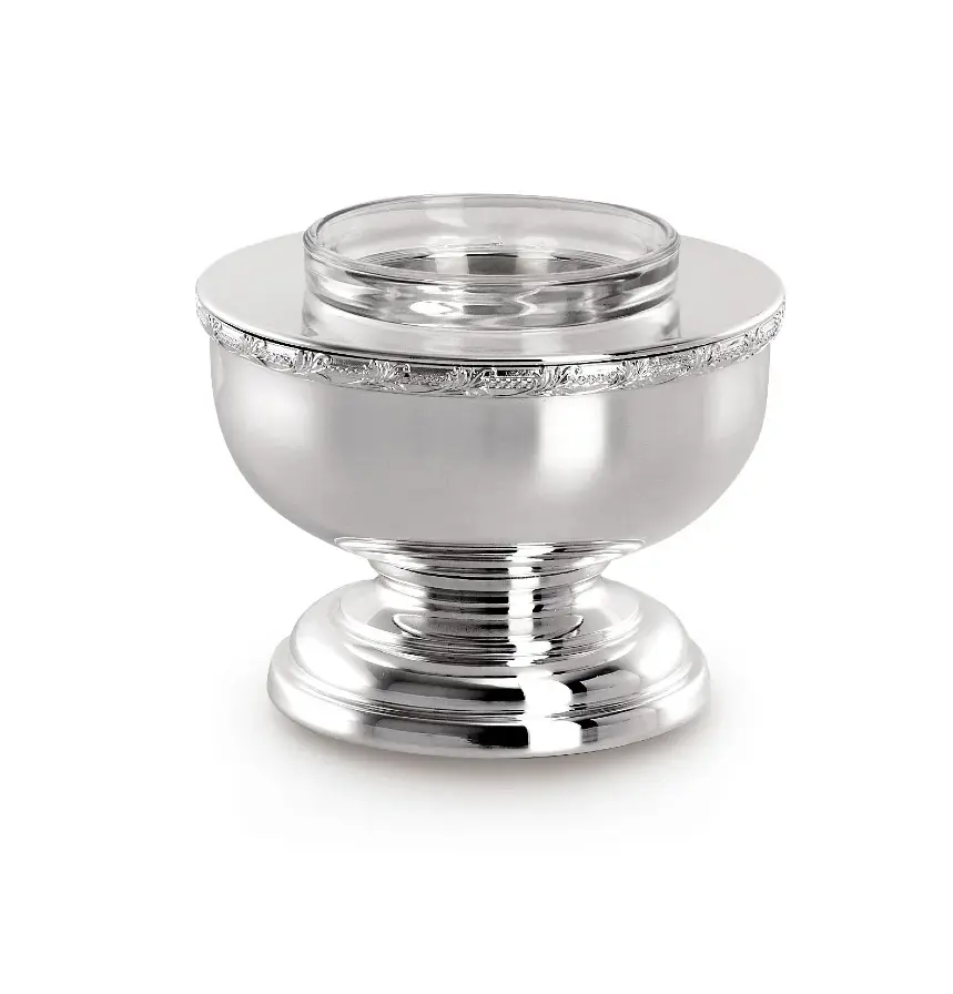 Personal Silver Caviar Server
