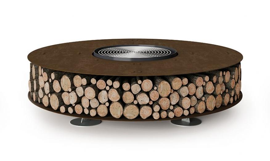 Zero Steel Fire Pit | Finishing: Corten | Dimensions: Ø 300 cm