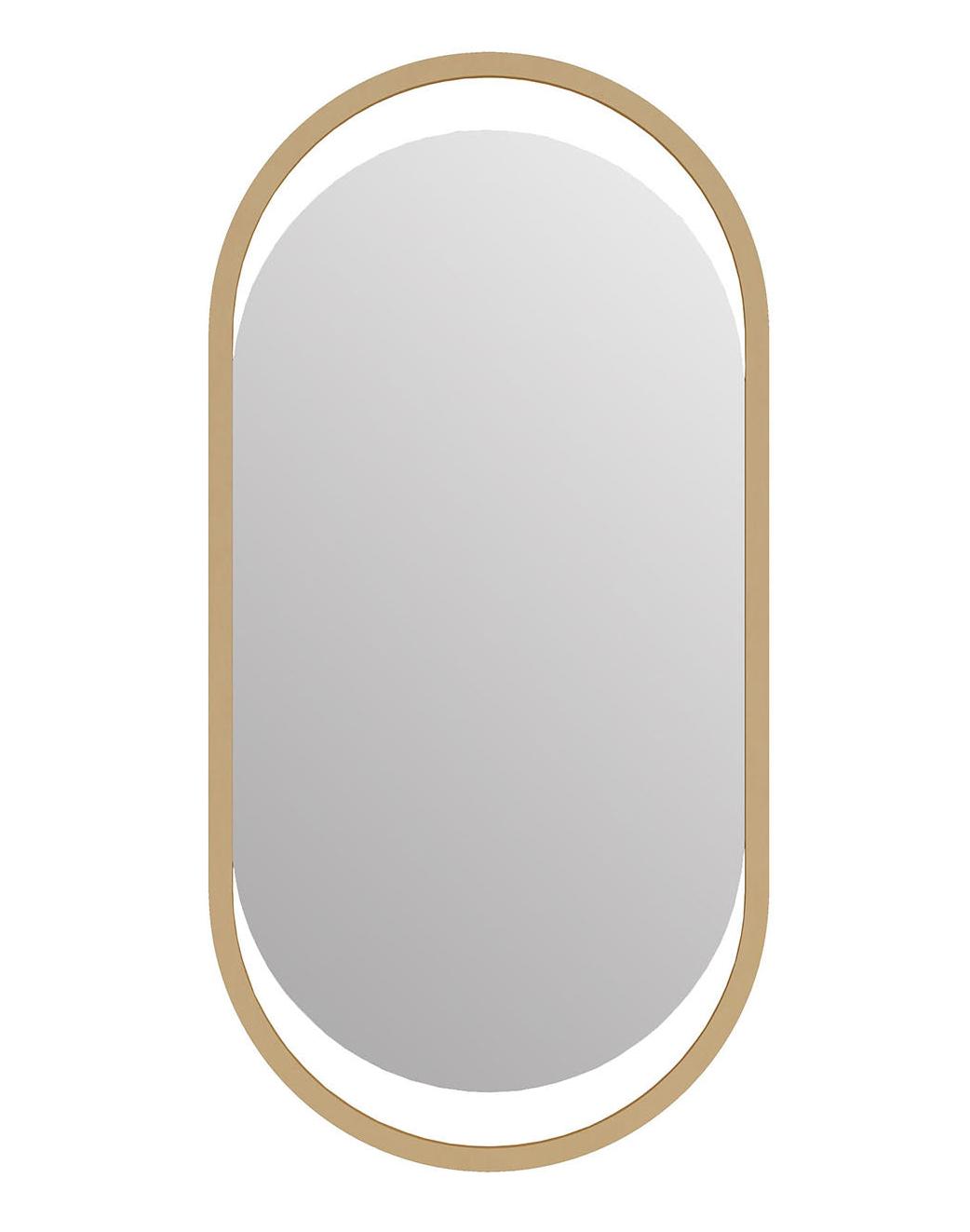 Wall Mirror with Gold Trim