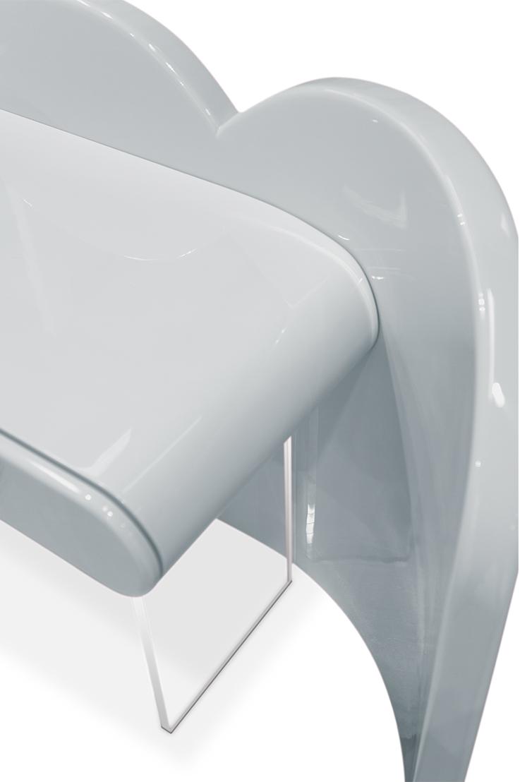 Dreamy Cloud Grey Dressing Table