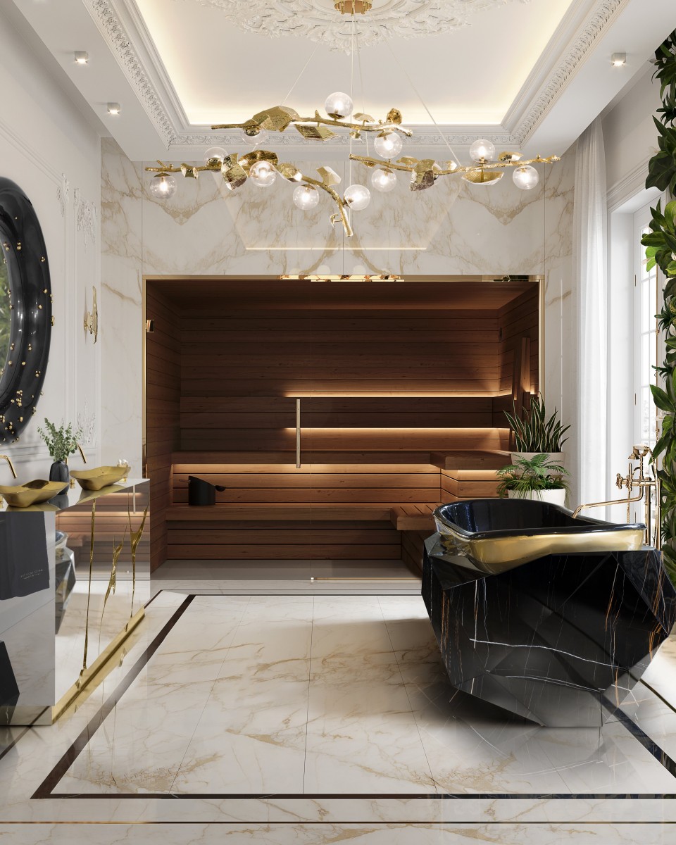 Gemstone Faux Marble Bath - 1