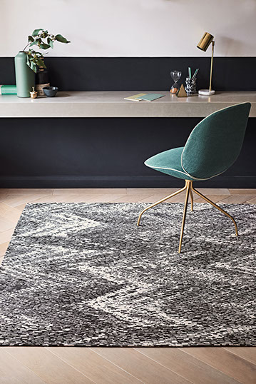 Itsuki Charcoal RG8746 Rug | Size: 170 x 240 cm