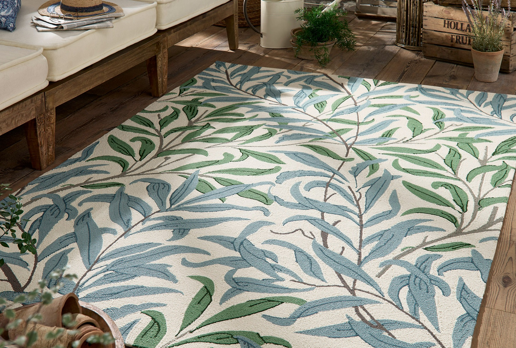 Willow B. Leafy Arb. outdoor 428607 Rug