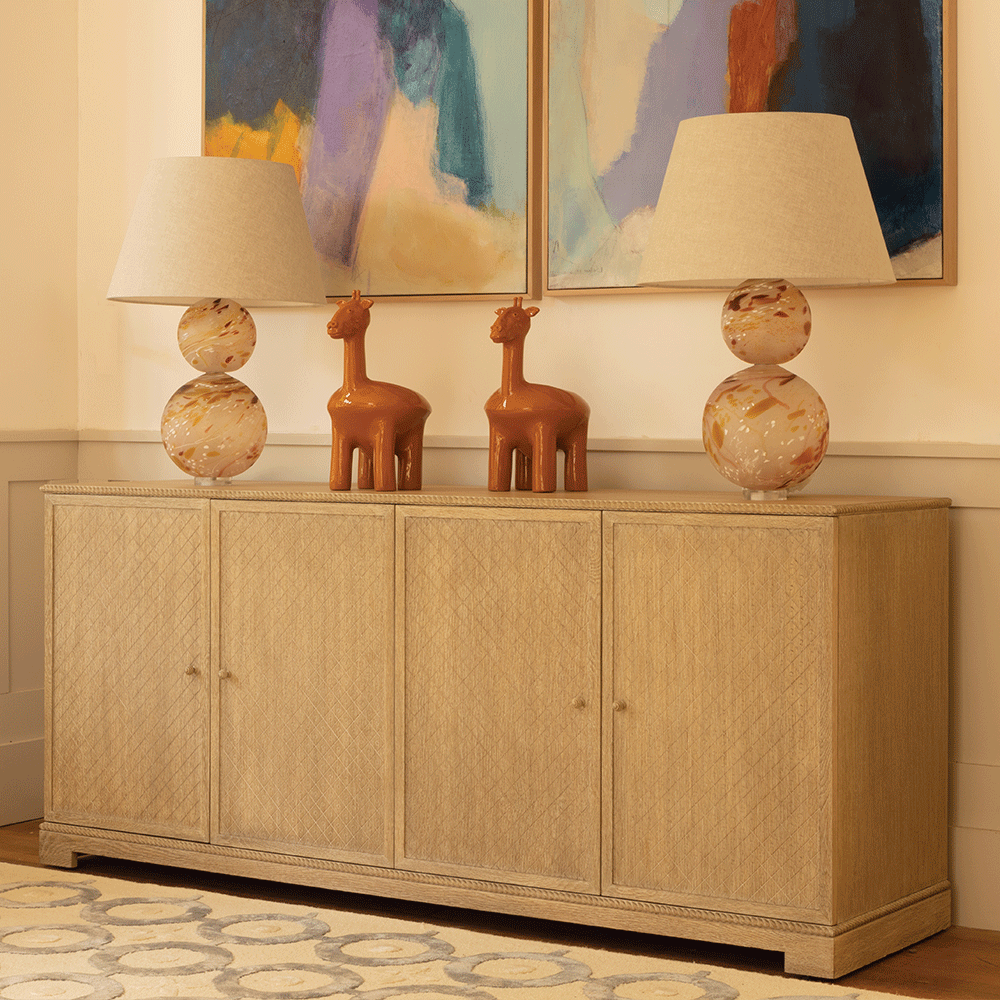 York Buffet Venetian White Oak