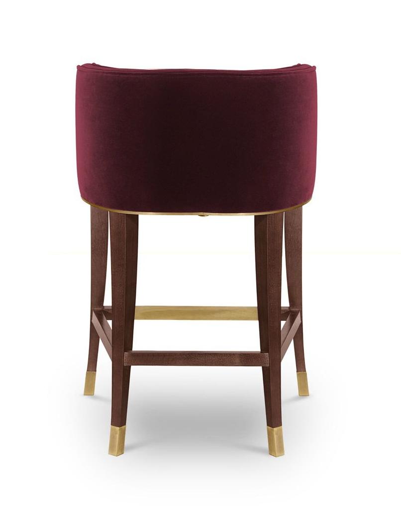 Prime Red Counter Stool