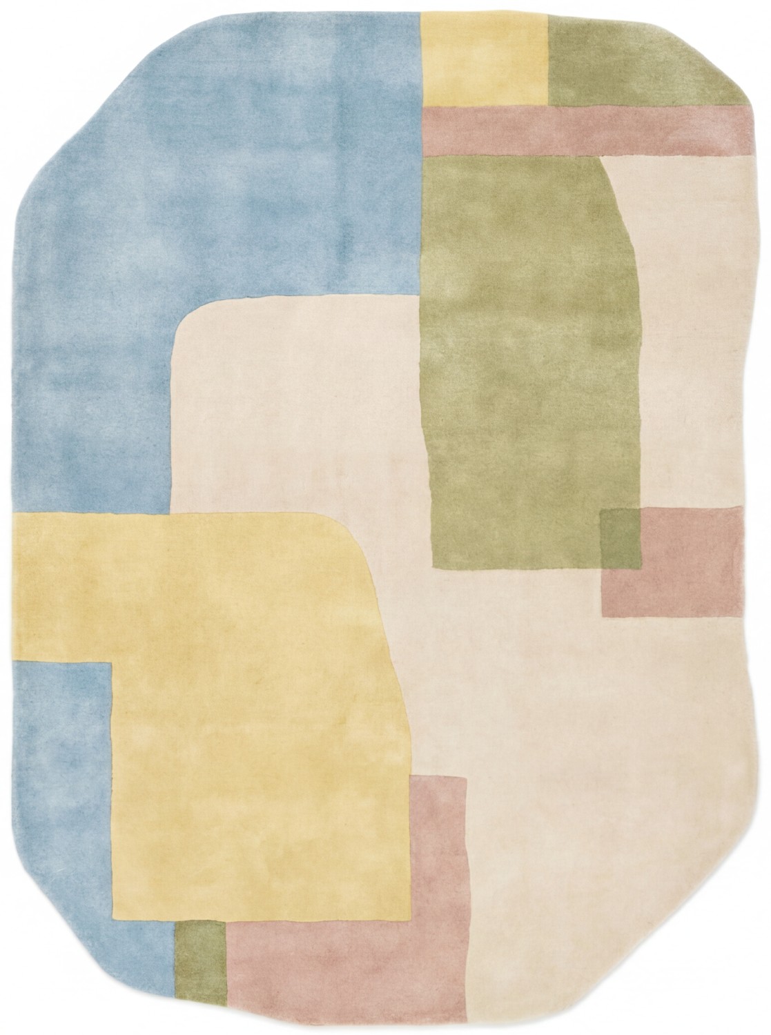Rounded Blocks Rug