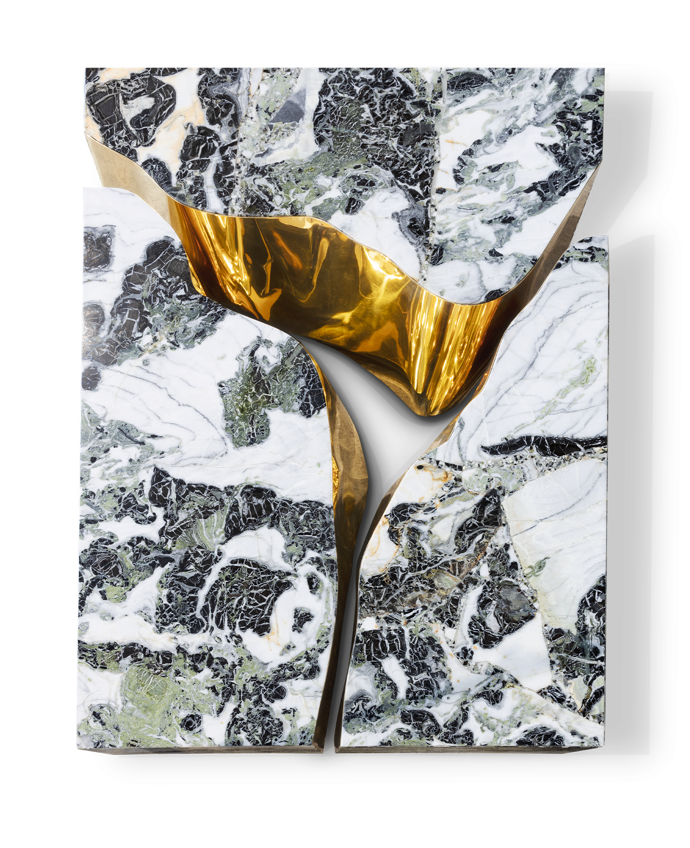 Fissure Marble Accent Center Table