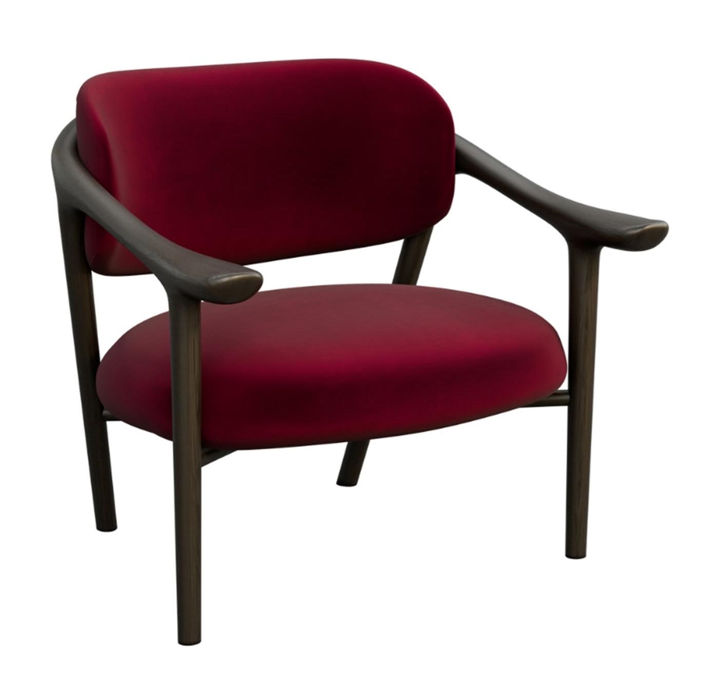 Aida Red Lounge Chair