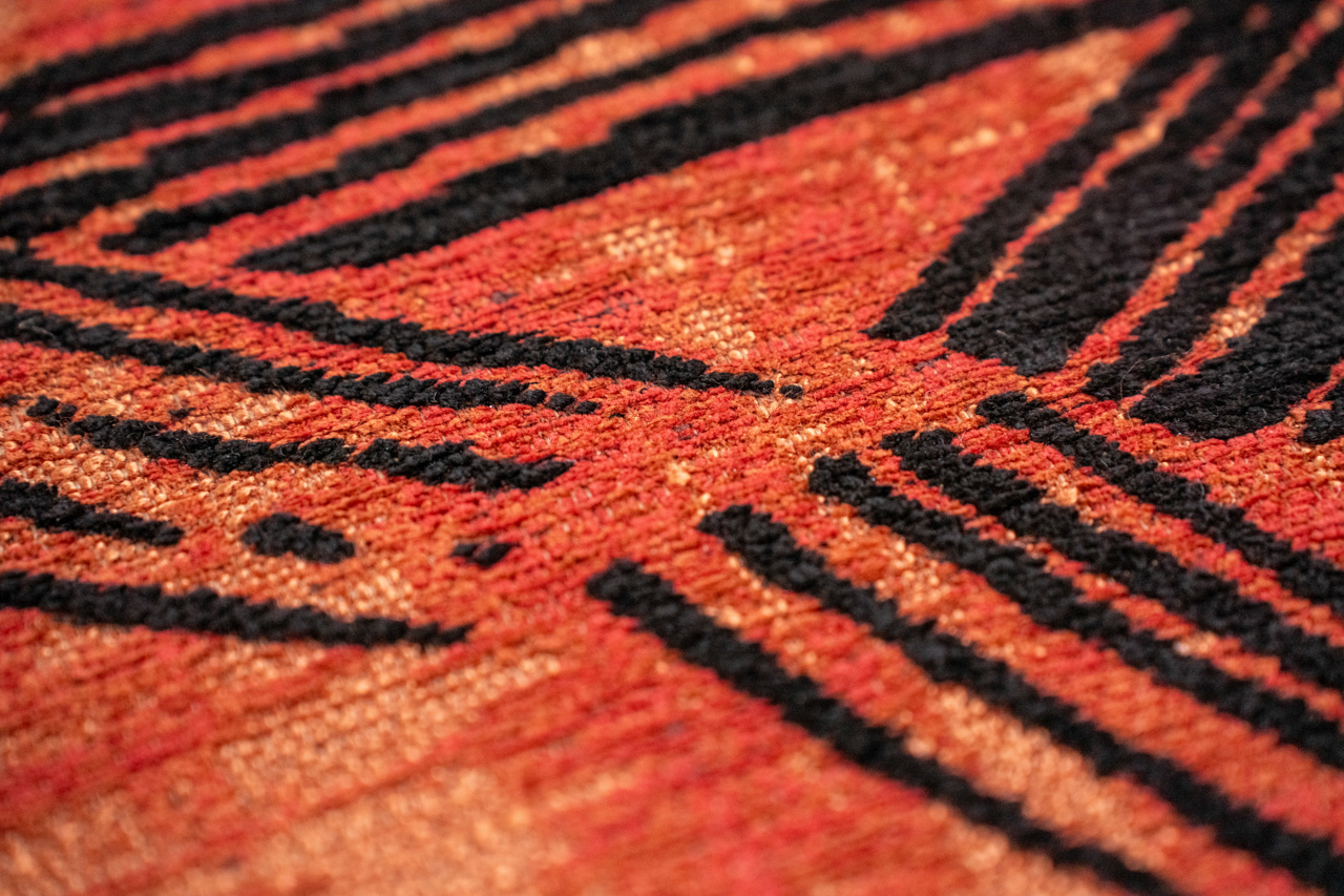 Kanji Ginger Chocolate Rug